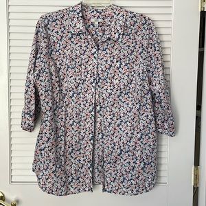 Croft & Barrow Floral Blouse Size 2X